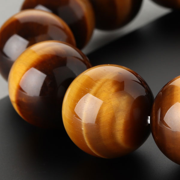 楽天市場】タイガーアイ ブレスレット 約16mm 4A´ ストレート 桐箱入り