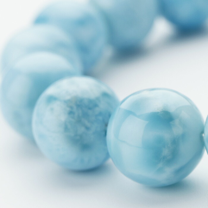 楽天市場】ラリマー ブレスレット 約9mm ストレート【ブルー