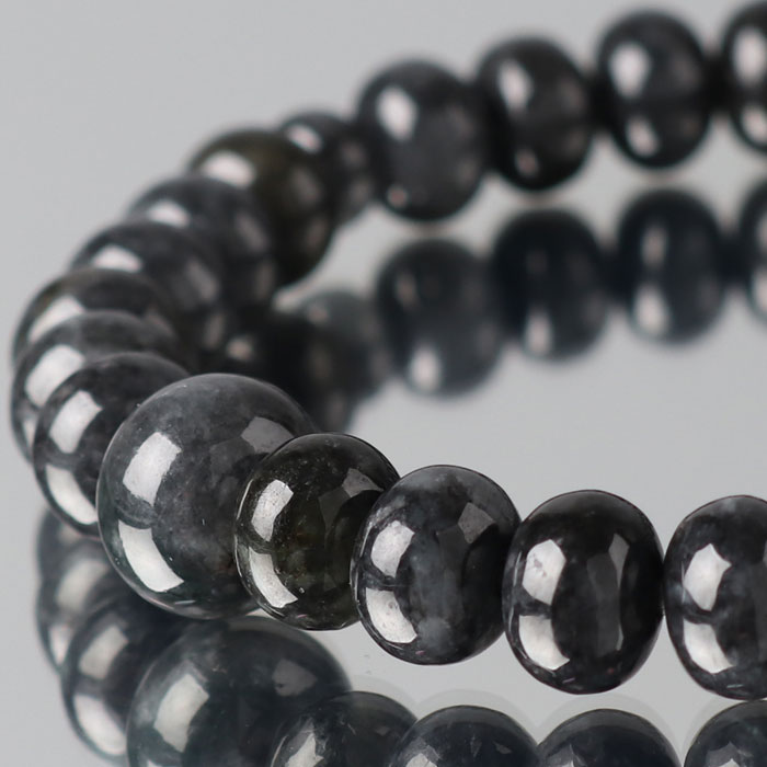 楽天市場】黒ビルマ翡翠 数珠ブレスレット 約6ミリ 3A´【腕輪念珠 数珠