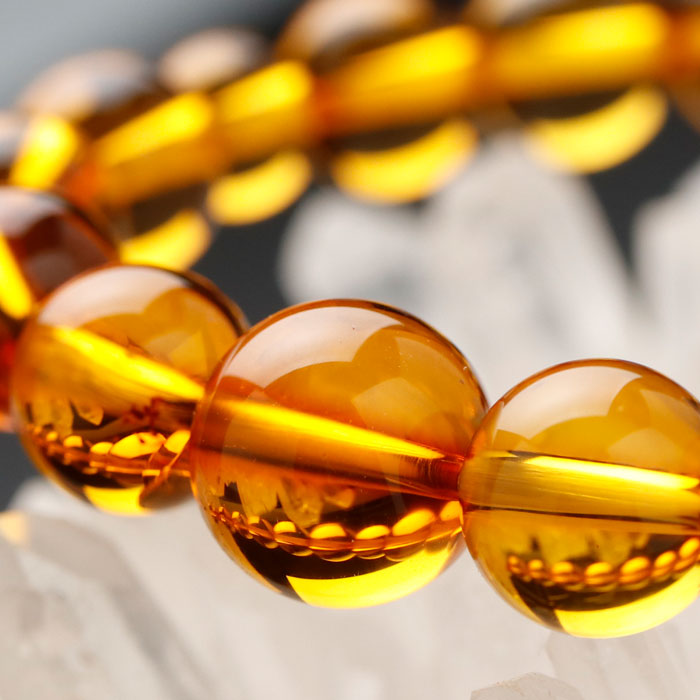 楽天市場】数珠ブレスレット 琥珀 約10ミリ 桐箱付き【腕輪念珠 数珠