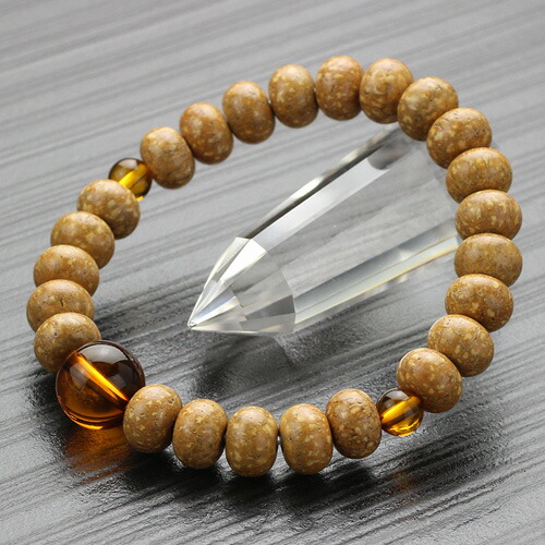 琥珀の数珠ブレスレット　約8mm 玉 imgrc0093507520.jpg