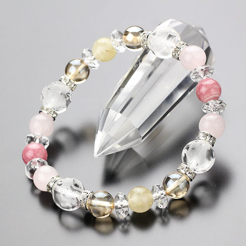 楽天市場】【約12mm水晶・四神獣ブレスレット】約10mm 淡雪 約8mm