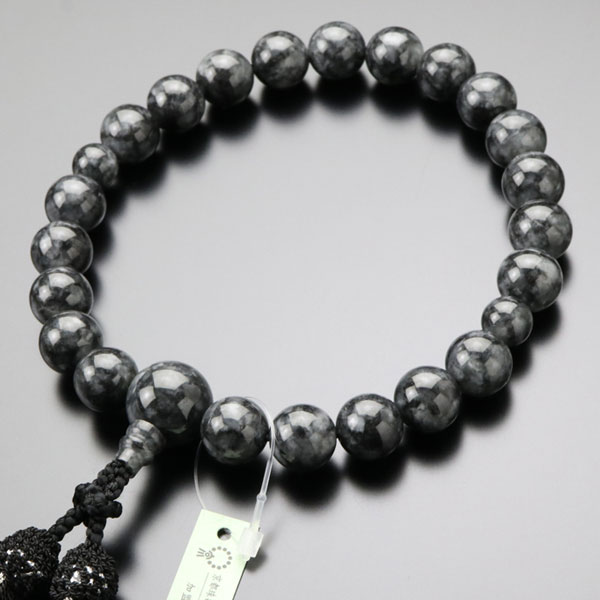 楽天市場】黒ビルマ翡翠 数珠ブレスレット 約6ミリ 3A´【腕輪念珠 数珠