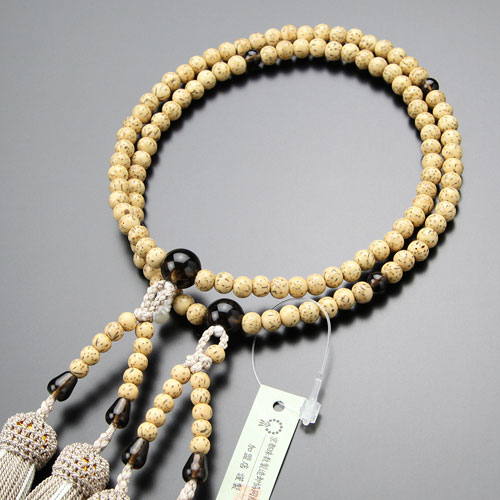 楽天市場】数珠 男性用 22玉 粒撰 星月菩提樹 髑髏彫り 柘植 正絹房