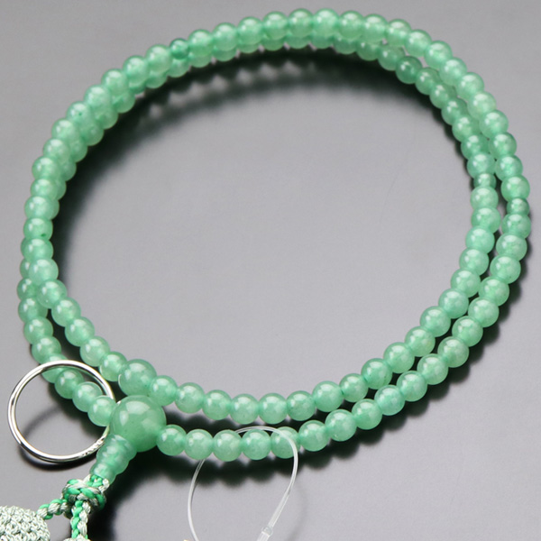 楽天市場】曹洞宗 数珠 女性用 8寸 白珊瑚 本銀輪 正絹房【本式