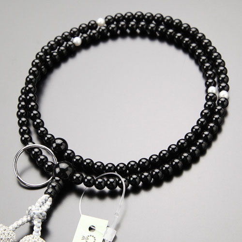 楽天市場】曹洞宗 数珠 女性用 8寸 茶水晶 本銀輪 正絹房【本式数珠 京