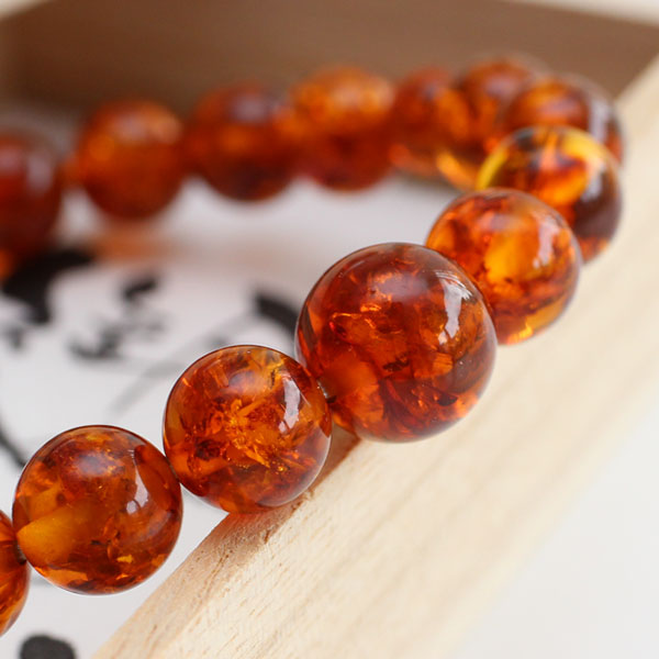 楽天市場】数珠ブレスレット 琥珀 約7ミリ【腕輪念珠 数珠ブレスレット