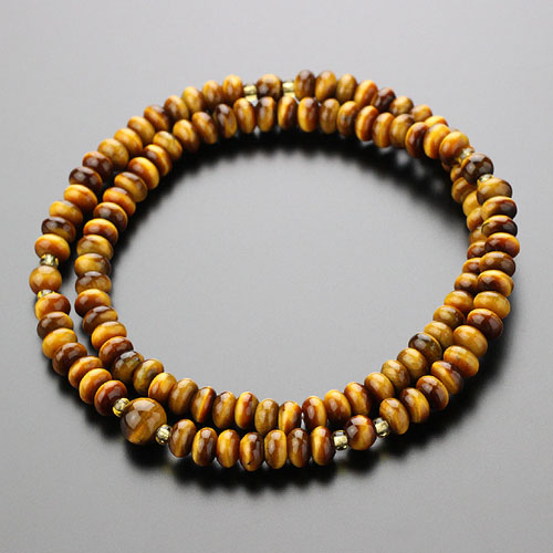 楽天市場】数珠ブレスレット 平玉 54玉 虎目石 5A´ 桐箱付き【腕輪念珠