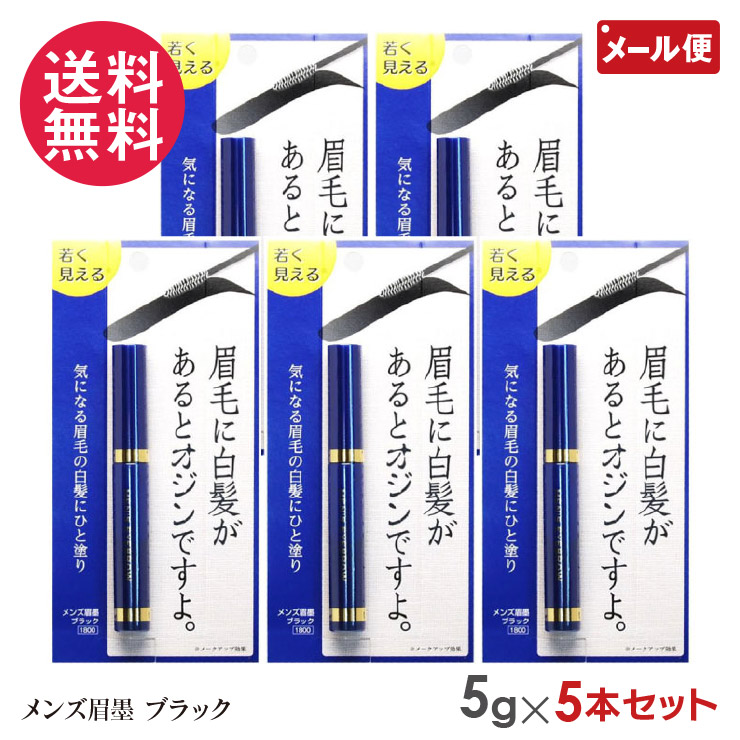 5本セット メンズ眉墨 ブラック 5g ビナ薬粧 眉ずみ まゆずみ yp2 4,293円