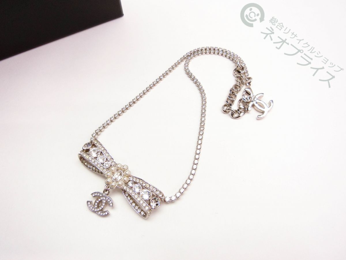 楽天市場】【質コニシ】【CHANEL/シャネル】パール ネックレス リボン
