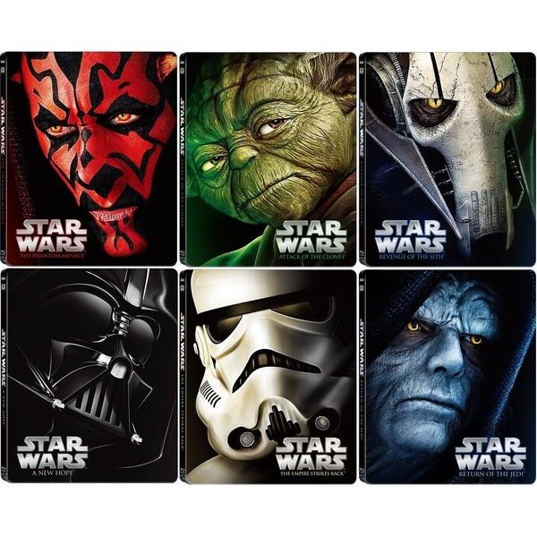 [Blu-ray] スター・ウォーズ サーガ スチールブック セット（エピソード1～6） I～VI ブルーレイ【キャンセル不可】【新品未開封】【日本国内正規品】114R 225R