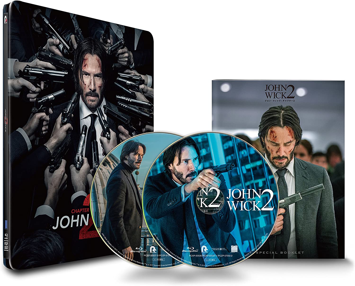 ジョン・ウィック:チャプター2 コレクターズ・エディション 日本オリジナルデザイン スチールブック仕様 Blu-ray数量限定 PCXP-50537【キャンセル不可】【新品未開封】【日本国内正規品】641R