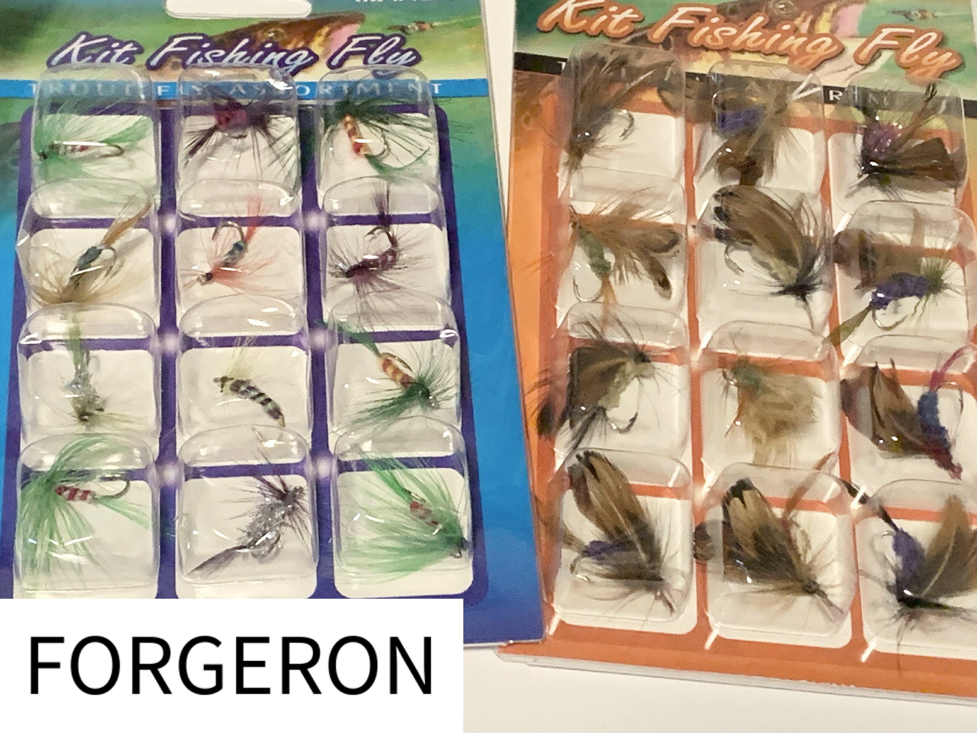 毛針、毛鉤、フライ、テンカラ、中古セット リアル毛鉤 毛針32個セット フライフィッシング等 ケース込