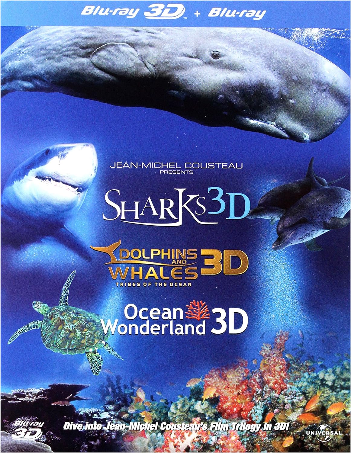 Jean-Michel Cousteau 3d Film Trilogy [Blu-ray]　輸入盤【キャンセル不可】【新品未開封】614N-1