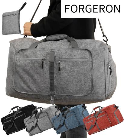 【楽天市場】FORGERON 折りたたみ 3wayボストンバッグ 65L [ハンドル／ショルダー／キャリーオン] シューズ収納ポケット