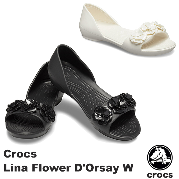 flower crocs