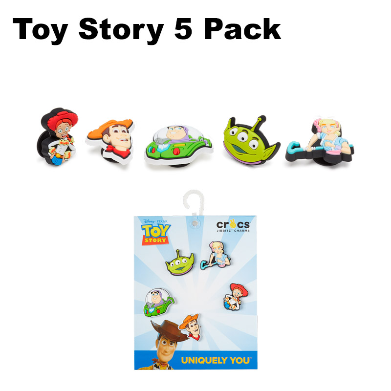 【ポイント5～10倍】クロックス CROCS ジビッツ jibbitz トイストーリー 5個パック Toy Story 5 Pack クロックス シューズアクセサリー ウッディ バズ リトル・ボー・ピープ リトルグリーンメン ジェシー [小物] [AA-2]画像