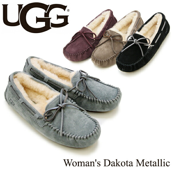 【楽天市場】\スーパーSALE開催中／アグ UGG ウィメンズ ダコタ メタリック Women's Dakota Metallic モカシン スリッポン [CC]：Neo Globe