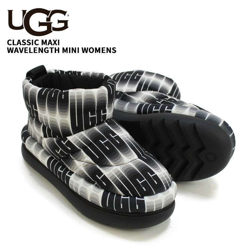 アグ UGG ウィメンズ クラシック マキシ ウェーブレングス ミニ Women's Classic Maxi Wavelength Mini ショートブーツ 厚底 レディース 1132915