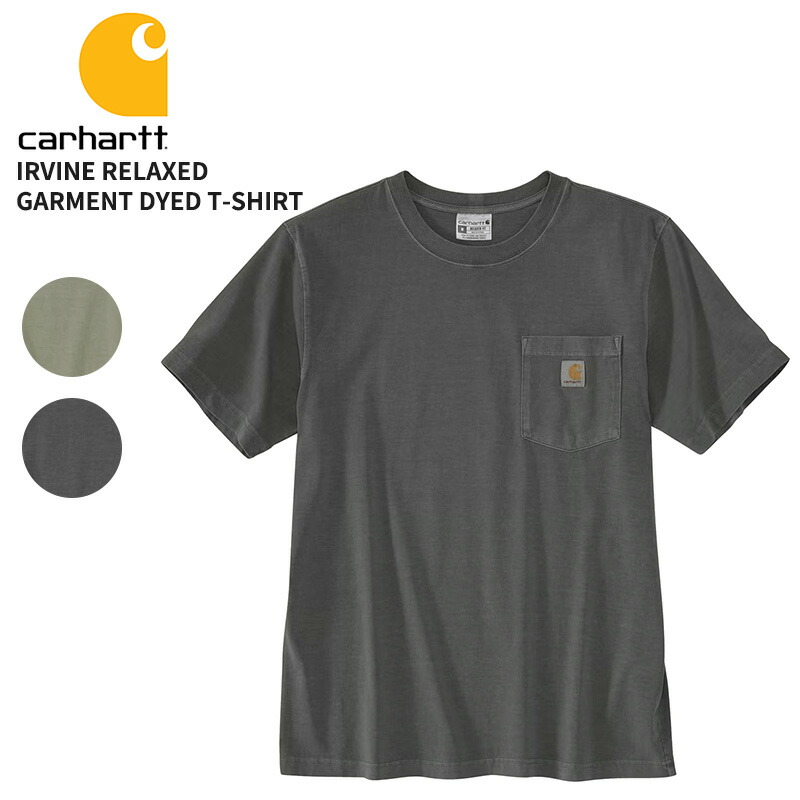 【楽天市場】カーハート メンズ 半袖Tシャツ Carhartt アーバイン リラックス ガーメントダイ Tシャツ IRVINE RELAXED ...