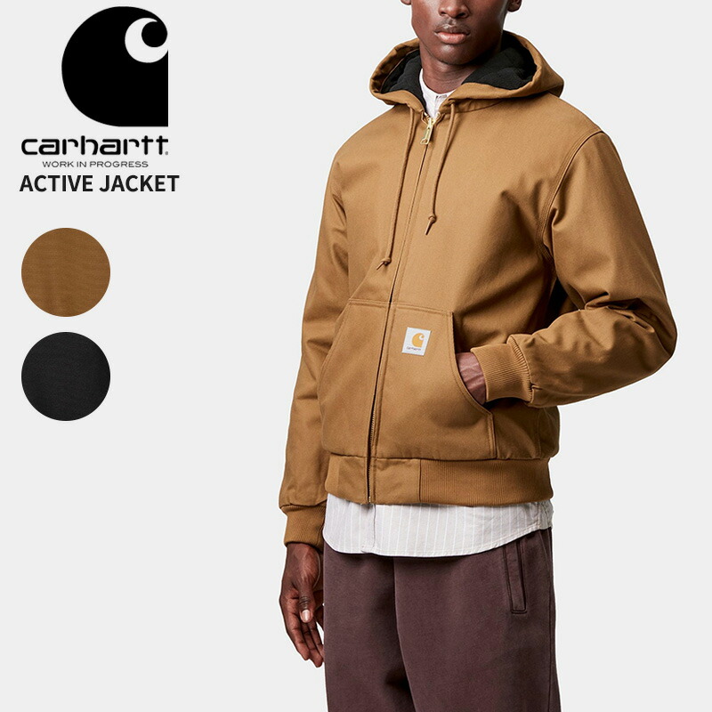 カーハート ダブリューアイピー メンズ キャンバス ジャケット Carhartt WIP アクティブジャケット ACTIVE JACKET アウター ワークウェア I023083