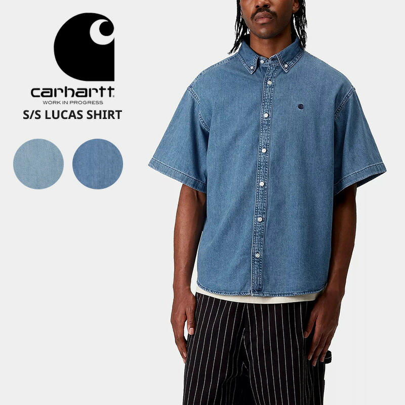 ☆美品☆ Carhartt FRロゴ ワークシャツ 半袖シャツ　デニム調　XL 楽天市場】CARHARTT WIP カーハート ワークインプログレス 半袖