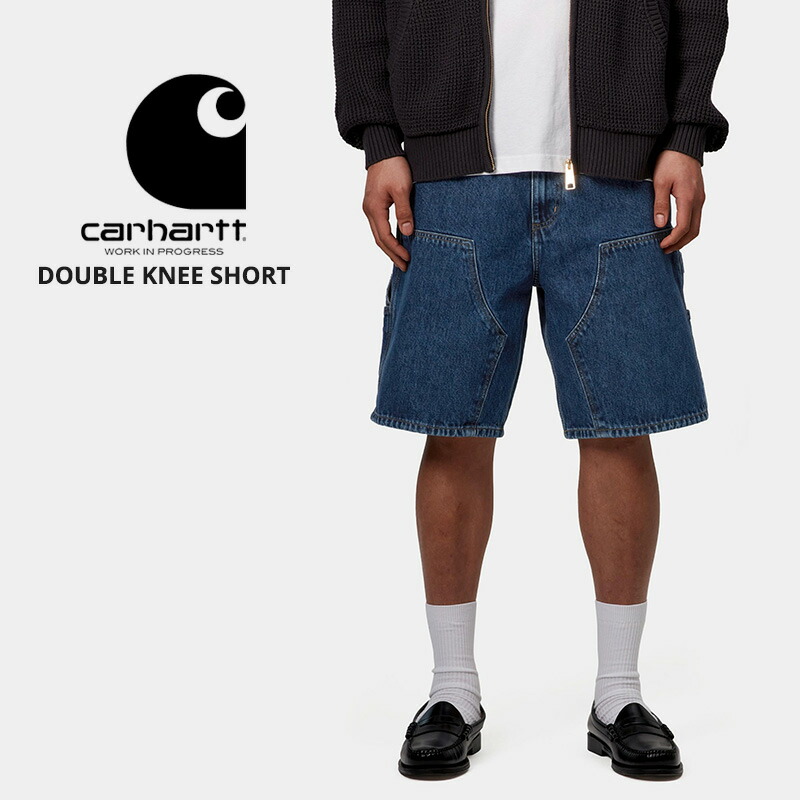 カーハート ダブリューアイピー メンズ デニム ハーフパンツ Carhartt WIP OG ダブルニーショーツ Double Knee Short ショートパンツ 男性 ボトムス I034867|Neo Globe
