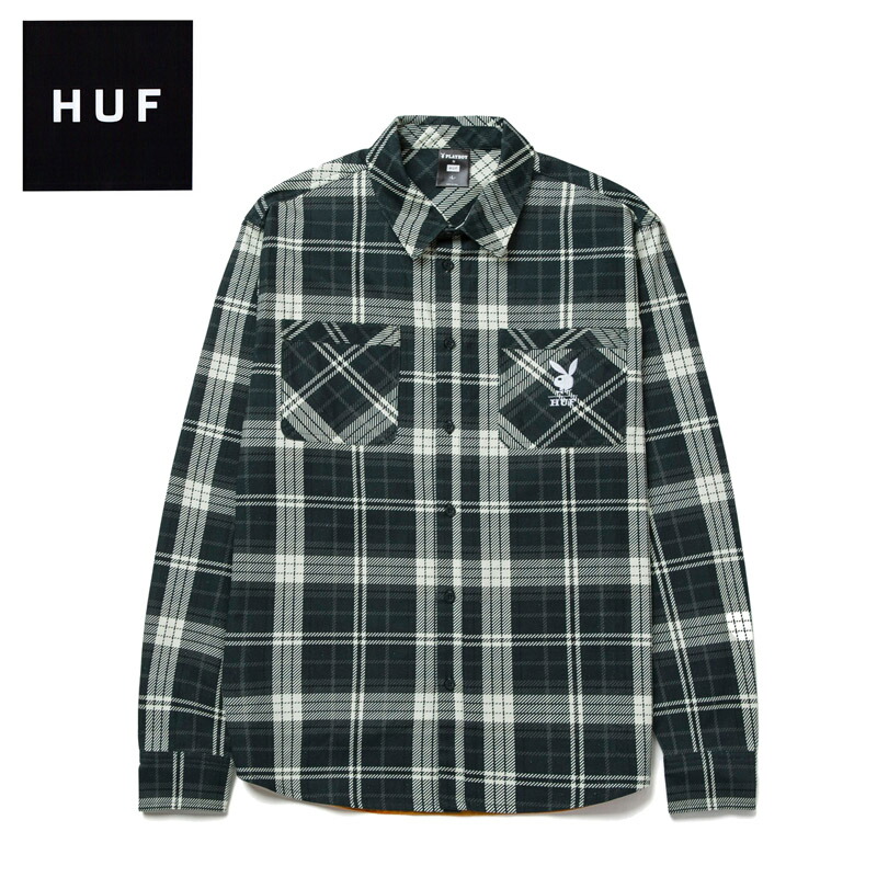 Huf シャツ 楽天市場】ハフ 長袖シャツ HUF MODAL LS PLAID SHIRT メンズ