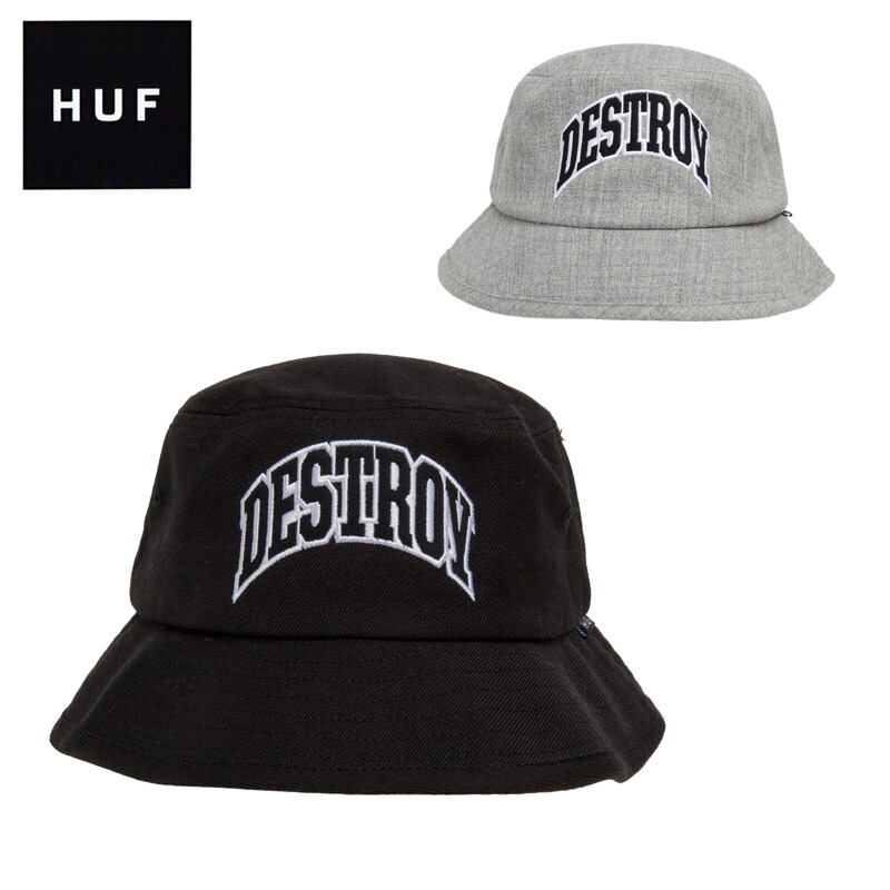 ハフ バケットハット バケハ HUF DESTROY REBUILD BUCKET HAT 帽子 ht00670