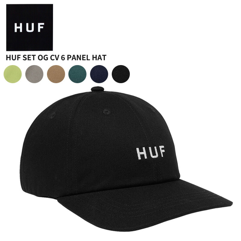 ハフ キャップ HUF HUF SET OG CV 6 PANEL HAT 6パネルキャップ 帽子 ht00716