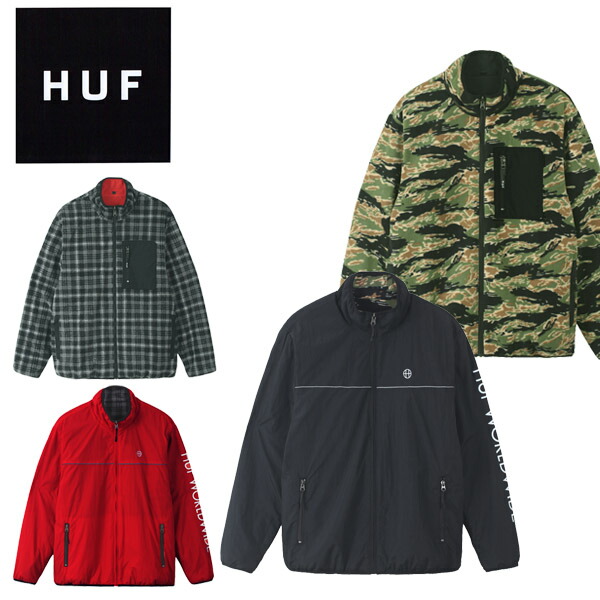 気質アップ ハフ Huf Milton Rev Polar Fleece Jacket フリース リバーシブル ジャケット アウター メンズ Cc 大注目 Www Habs Edu Kw