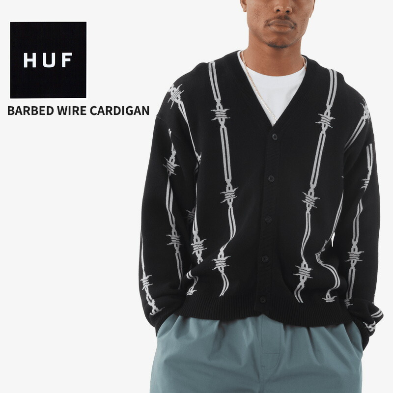 楽天市場】ハフ HUF MASHUP CARDIGAN SWEATER ニット