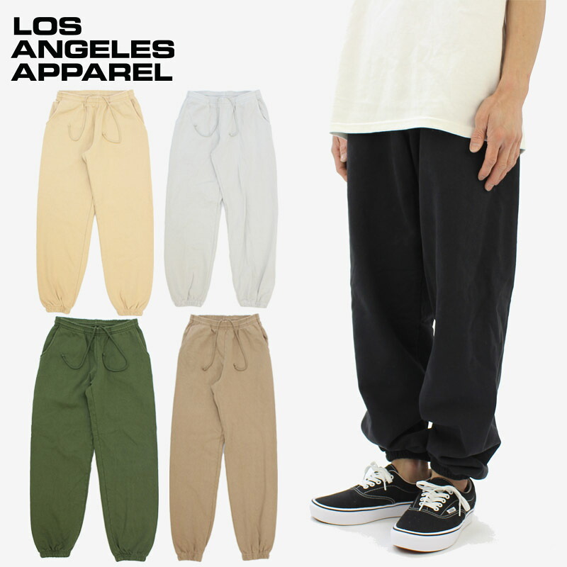 ロサンゼルス アパレル LOS ANGELS APPAREL 14oz Garment Dye Heavy Fleece Sweatpant メンズ スウェットパンツ ボトムス hf04gd｜Neo Globe