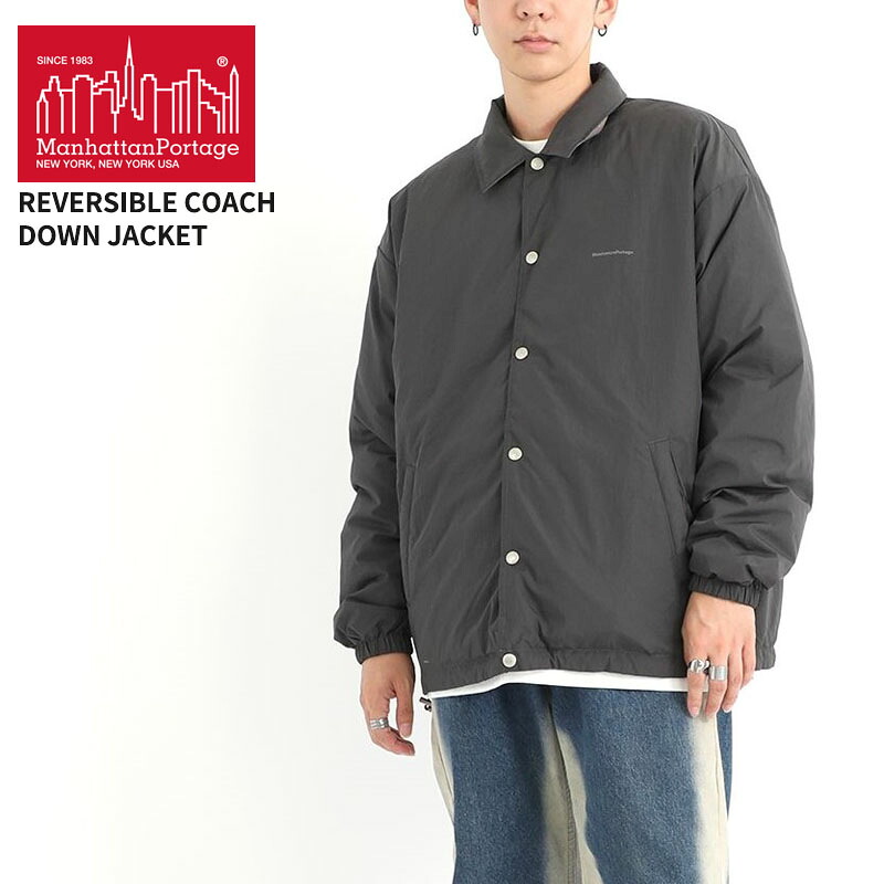 マンハッタン ポーテージ×タイオン コーチジャケット Manhattan Portage×TAION リバーシブル コーチダウンジャケット Reversible Coach Dowm Jacket TAION アウター 秋 冬 MP-TAION08