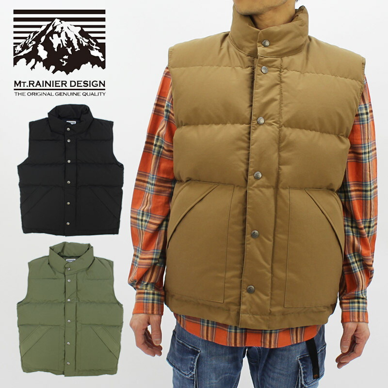 楽天市場】MT.RAINIER DESIGHN SIXTY FORTY DOWN VEST mrd1062
