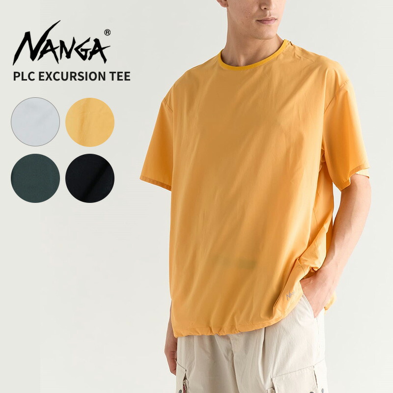 ナンガ メンズ 超軽量 パッカブル 半袖Tシャツ レディース NANGA PLC エクスカーションティー PLC EXCURSION TEE Tシャツ トップス カットソー N2500-1P403A