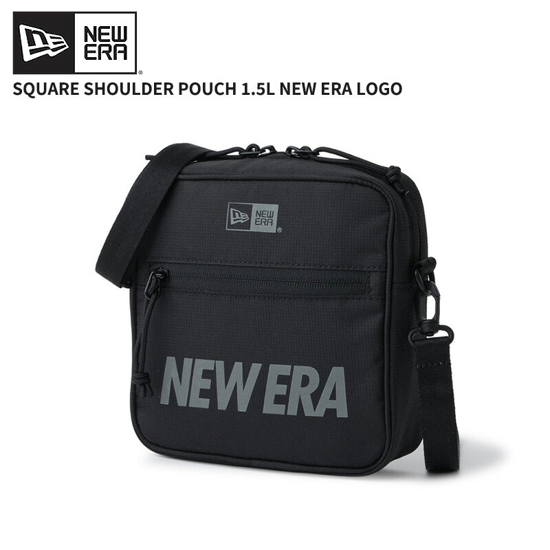 ニューエラ ショルダーバッグ ミニショルダー NEW ERA スクエア ショルダーポーチ 1 5L NEW ERAロゴ ブラック