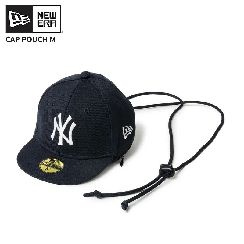 ニューエラ ネックポーチ 帽子型ポーチ NEW ERA キャップポーチ M ニューヨーク・ヤンキース ネイビー 14393725