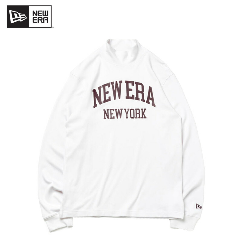 【楽天市場】\お買い物マラソン／ニュー エラ NEW ERA ハイカラー 長袖 ウォーム Tシャツ NEW ERA NEW YORK ...