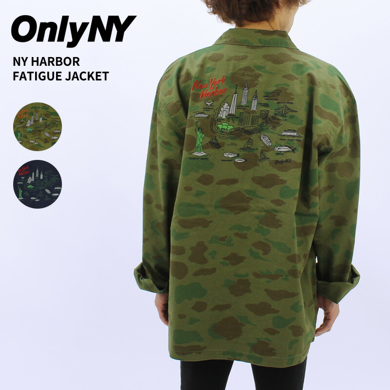 オンリー ニューヨーク メンズ シャツジャケットOnly Ny NY Harbor Fatigue Jacket ジャケット アウター Y2K ストリート 男性 メンズ｜Neo Globe
