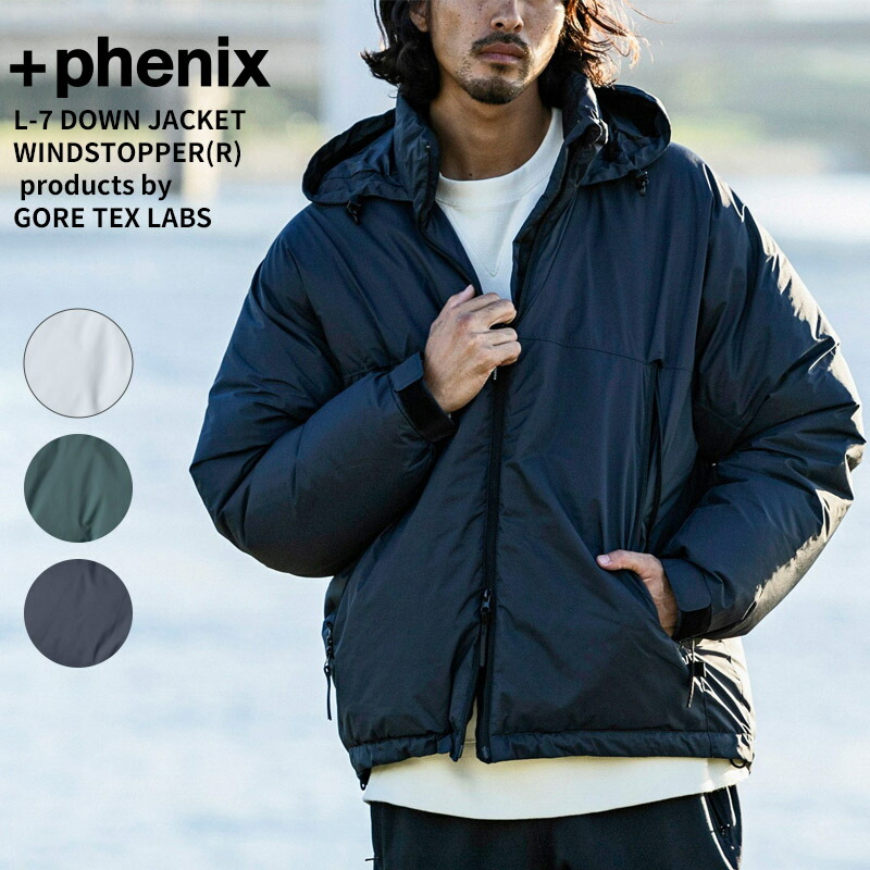 楽天市場】+phenix プラスフェニックス L-7 DOWN JACKET L-7 ダウン