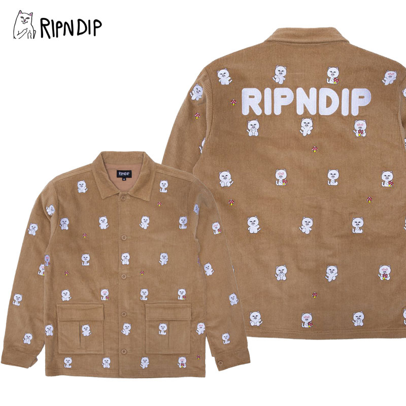 楽天市場】リップンディップ RIPNDIP Los Feliz Denim Work Jacket