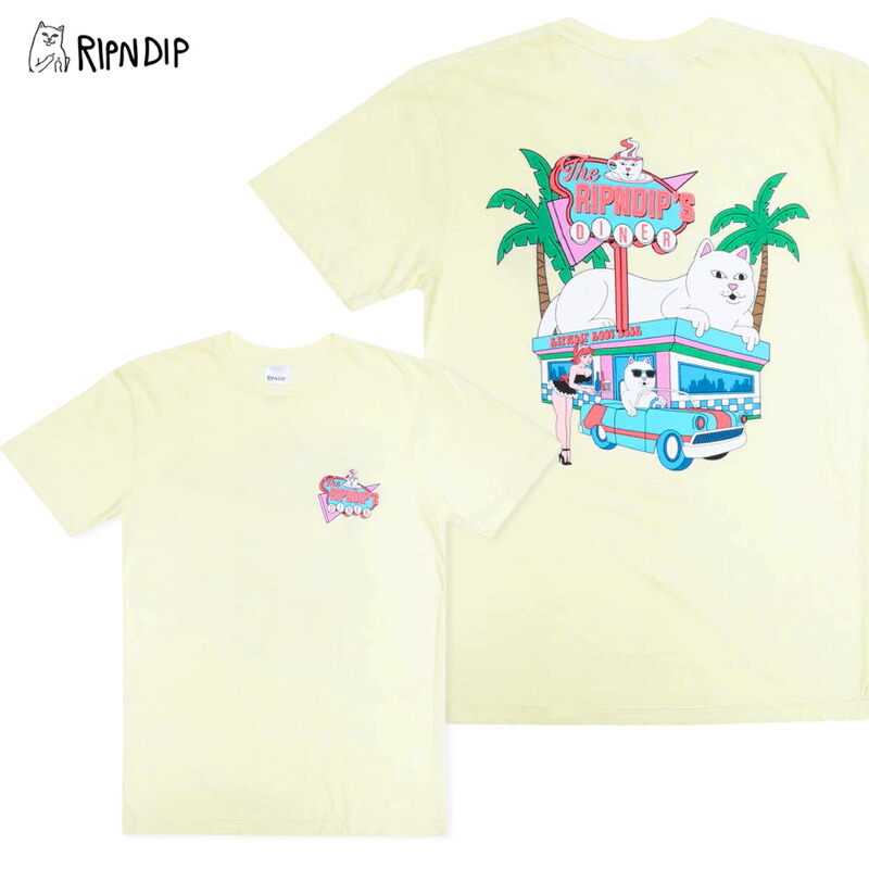 楽天市場】リップンディップ RIPNDIP Summer Camp Tee Mint Mineral