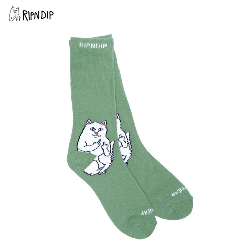 関送込★RIPNDIP★Nermal Loves Socks 靴下 Amazon.com: RIPNDIP Lord Nermal Novelty Socks, Funny Socks