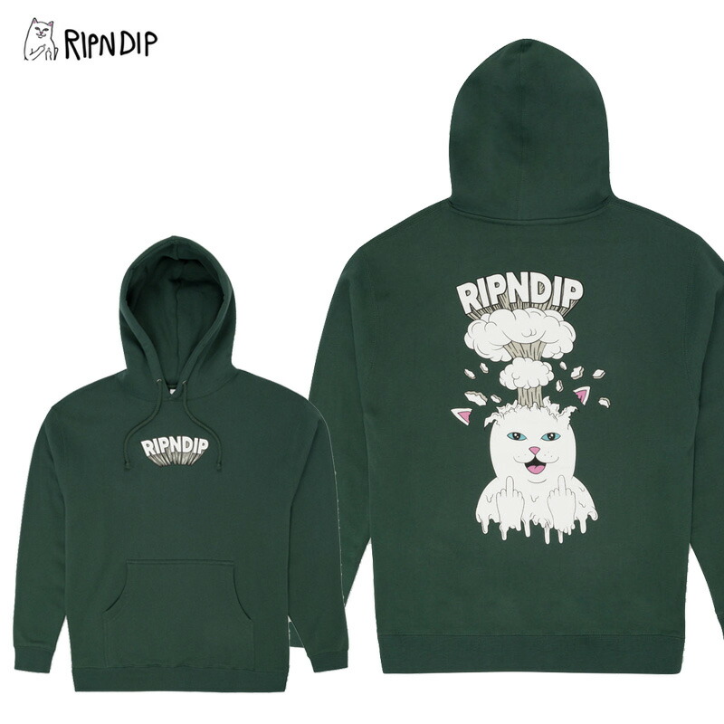 ◆RIPNDIP◆キノコパーカー グレー 送料込 楽天市場】リップンディップ パーカー ロゴ RIPNDIP スウェット