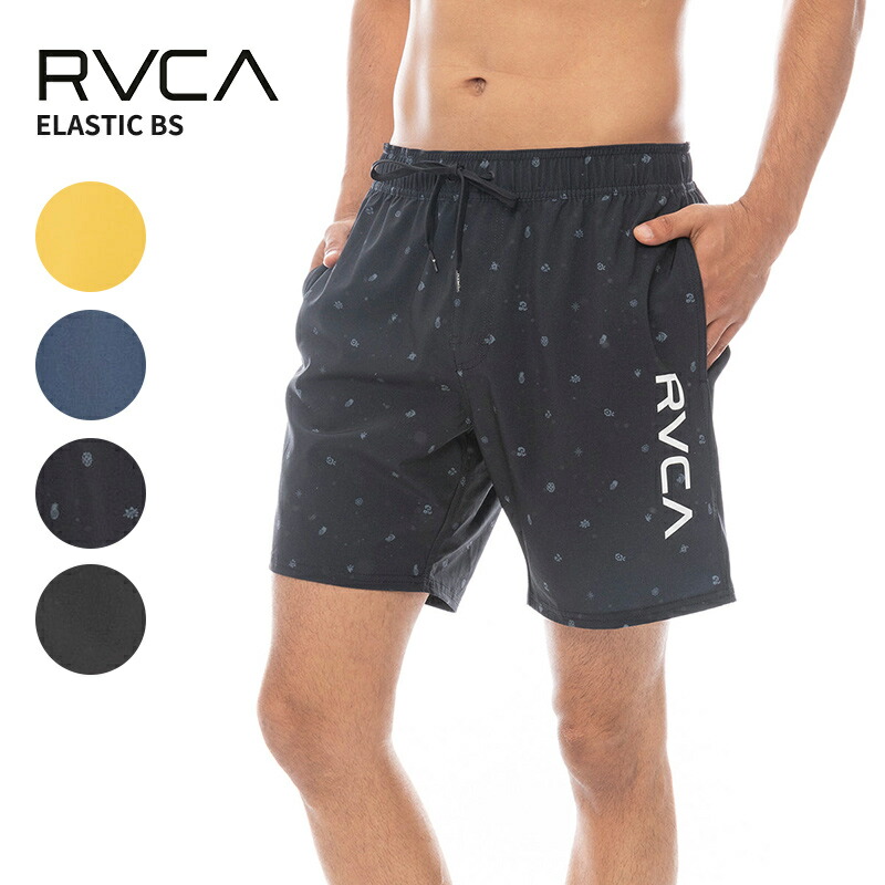 【ロンハーマン購入】RVCA ルーカ 高級ショートパンツ BF041530黒M 楽天市場】ルーカ ショートパンツ 短パン RVCA メンズ ELASTIC BS