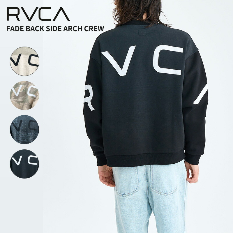 ルーカ メンズ スウェット RVCA FADE BACK SIDE ARCH RVCA トレーナー 秋冬 トップス 2025年秋冬モデル BF042001 4,793円
