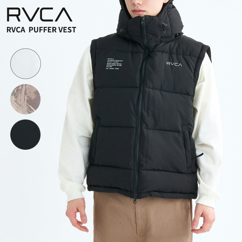 楽天市場】23 RVCA ルーカ ダウンベスト PUFFER VEST ジャケット