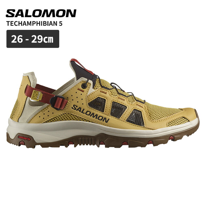 サロモン メンズ アウトドア シューズ SALOMON テックアンフィビアン TECHAMPHIBIAN 5 男性 メッシュシューズ サンダル 靴 L47750200