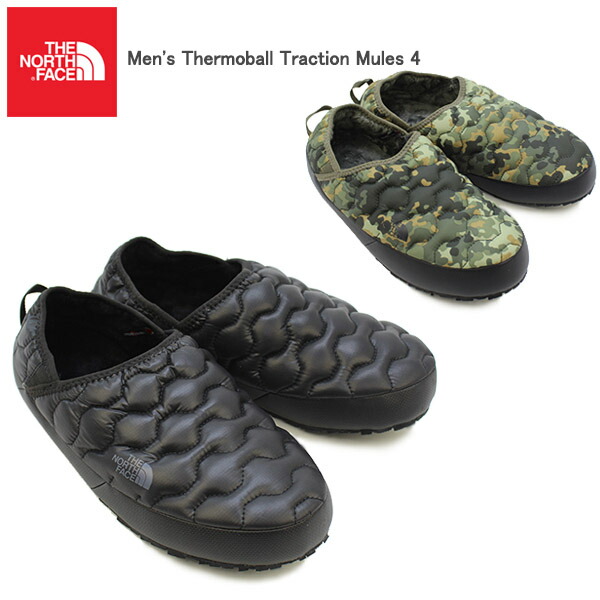 north face thermoball traction bootie mens slippers